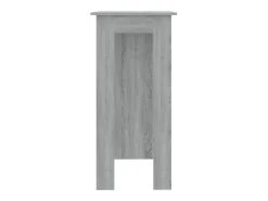 Mesa alta con estante gris Sonoma 102x50x103,5 cm ES250301
