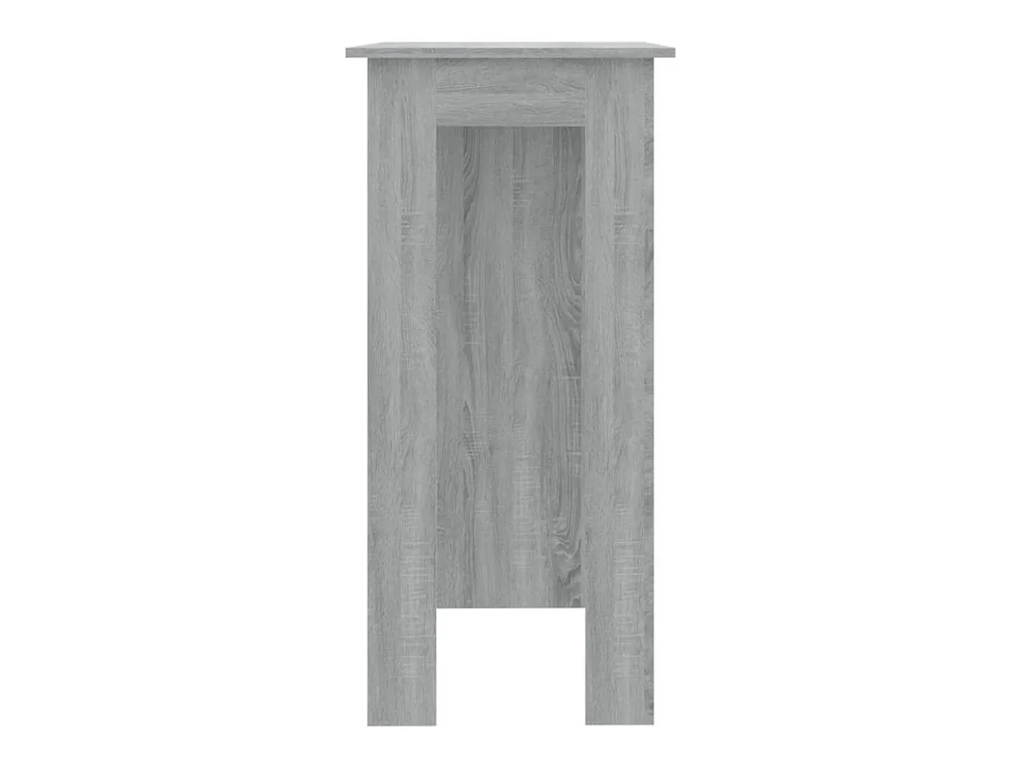 Mesa alta con estante gris Sonoma 102x50x103,5 cm ES250301