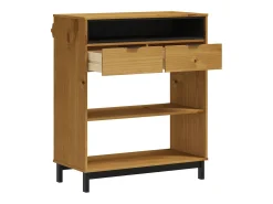 Mesa alta de bar FLAM madera maciza de pino 92x45x110 cm ES856660