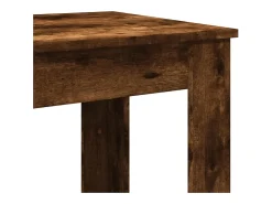 Mesa alta de bar madera ingeniería roble ahumado 51x50x103,5 cm