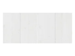 Mesa alta de bar madera maciza de pino blanco 180x80x110 cm