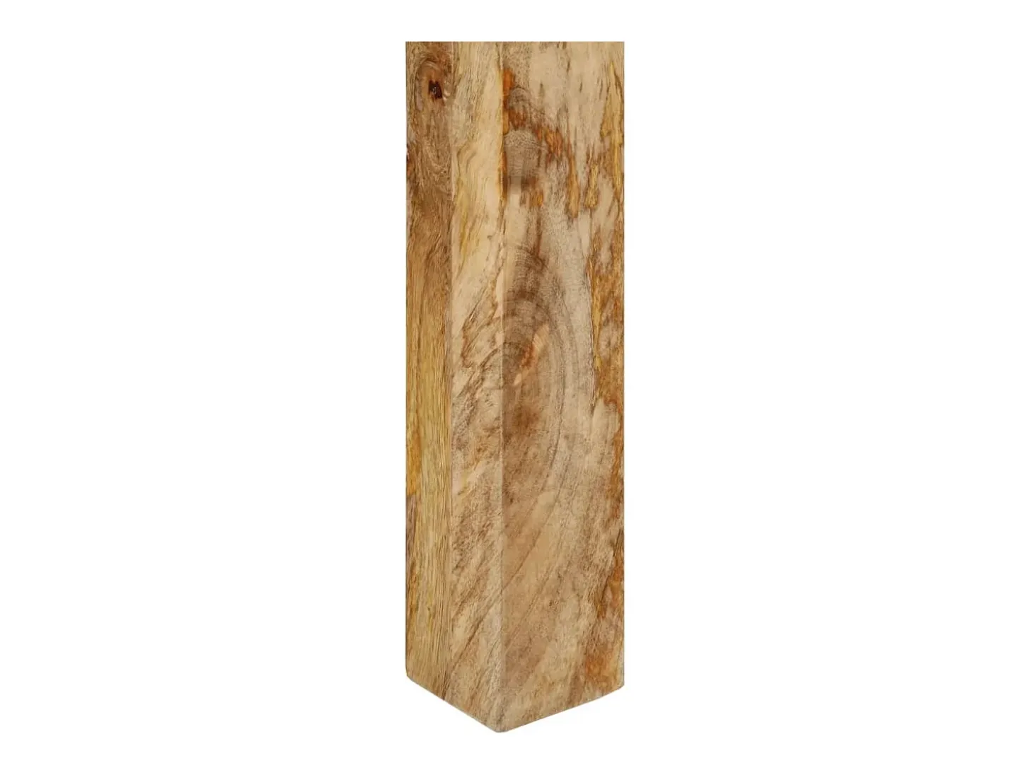Mesa alta de bar madera maciza de mango 112x55x108 cm