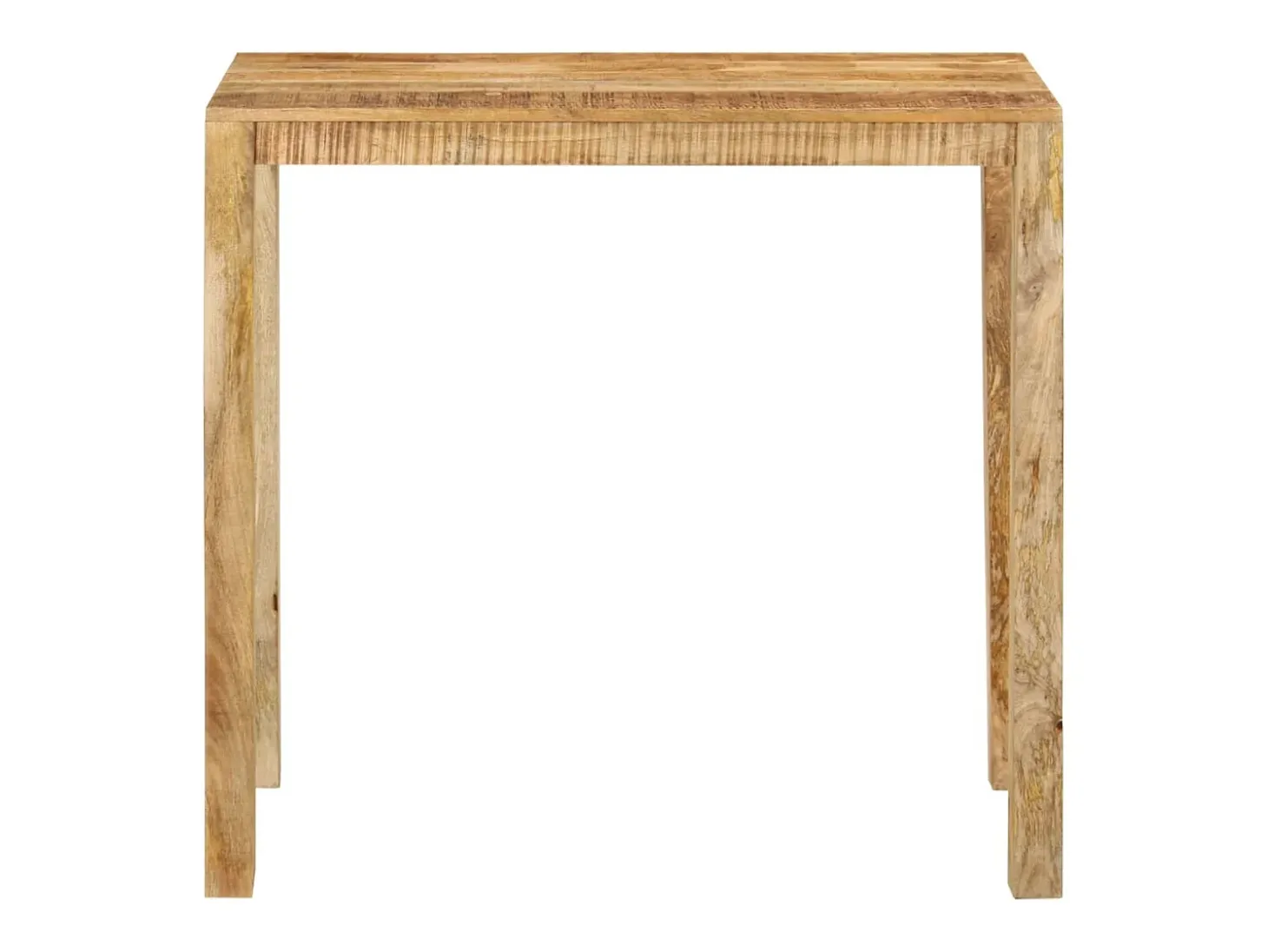 Mesa alta de bar madera maciza de mango 112x55x108 cm