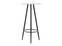 Mesa alta de cocina MDF blanco 60x107,5 cm