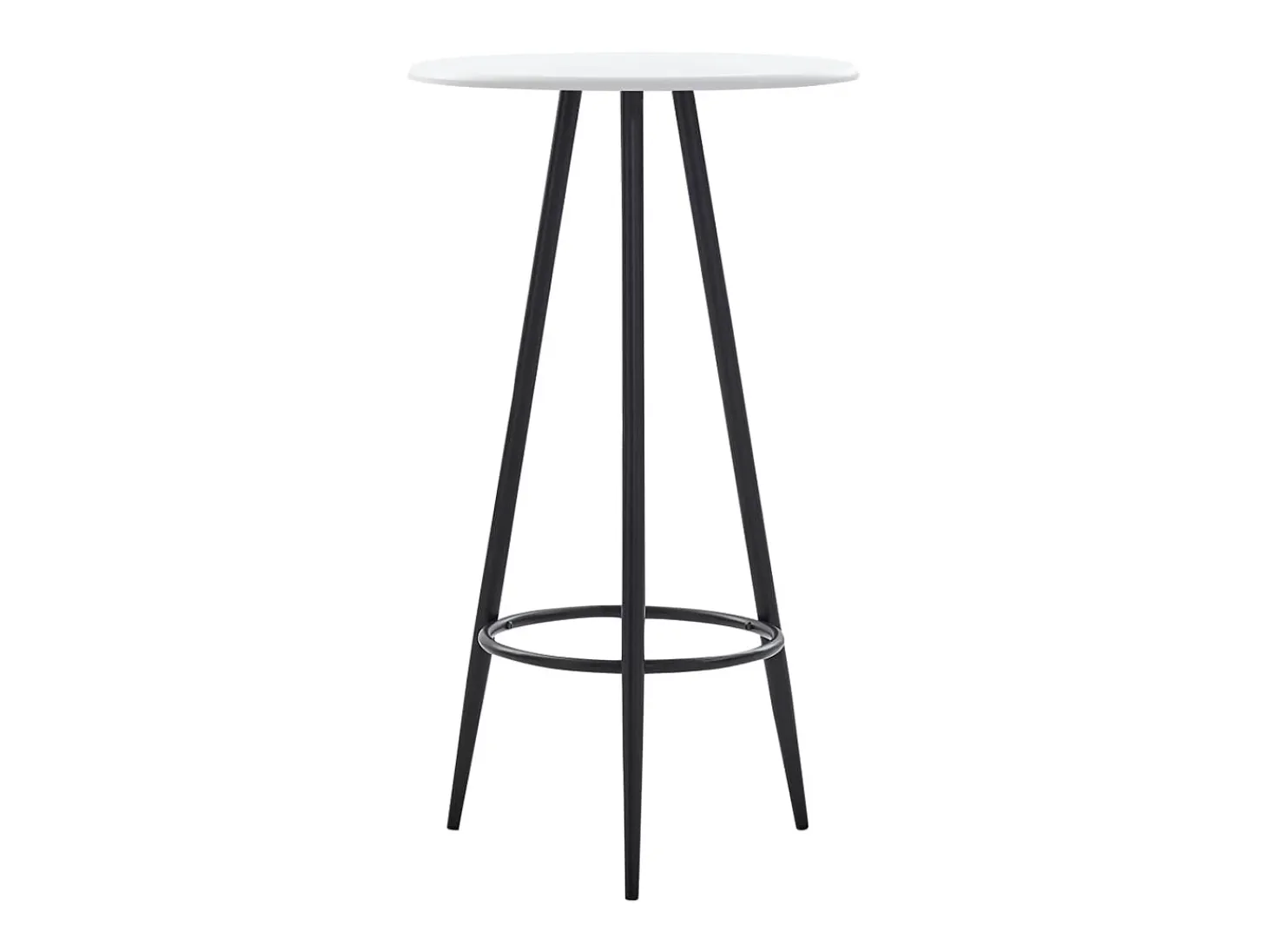 Mesa alta de cocina MDF blanco 60x107,5 cm