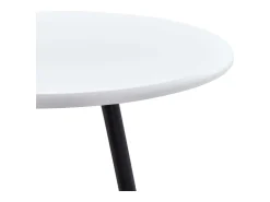 Mesa alta de cocina MDF blanco 60x107,5 cm