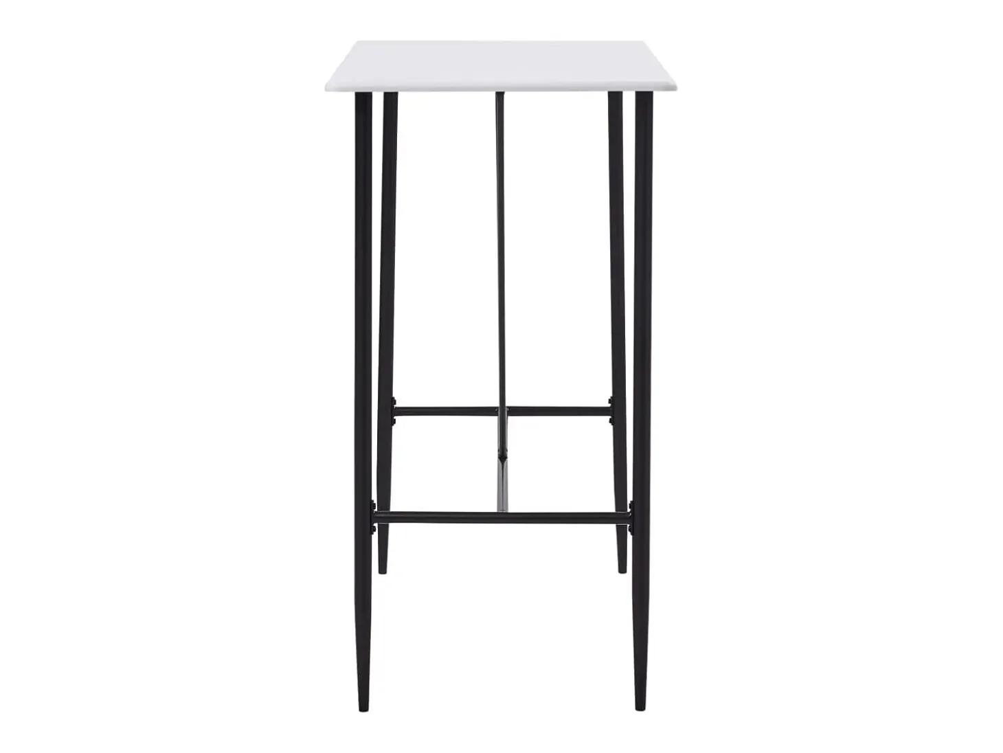 Mesa alta de cocina MDF blanco 120x60x110 cm ES356111