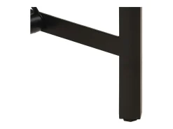 Mesa alta de hierro y madera maciza de acacia 180x70x107 cm