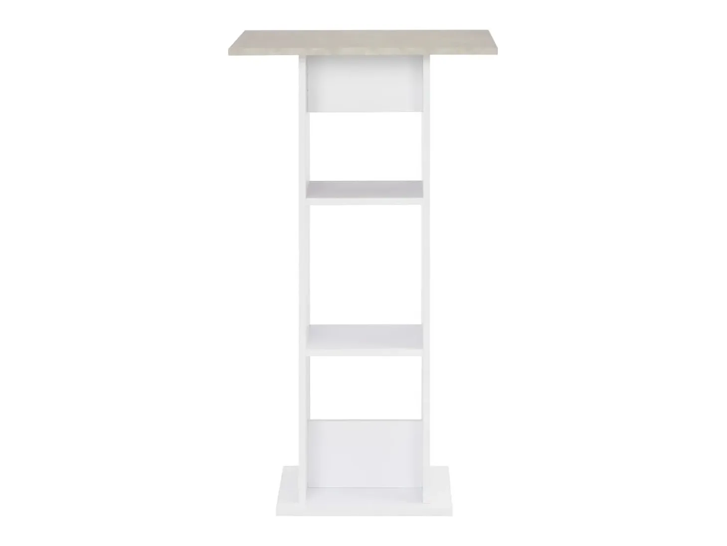 Mesa alta estilo bar/bistro blanca 110 cm 0902060