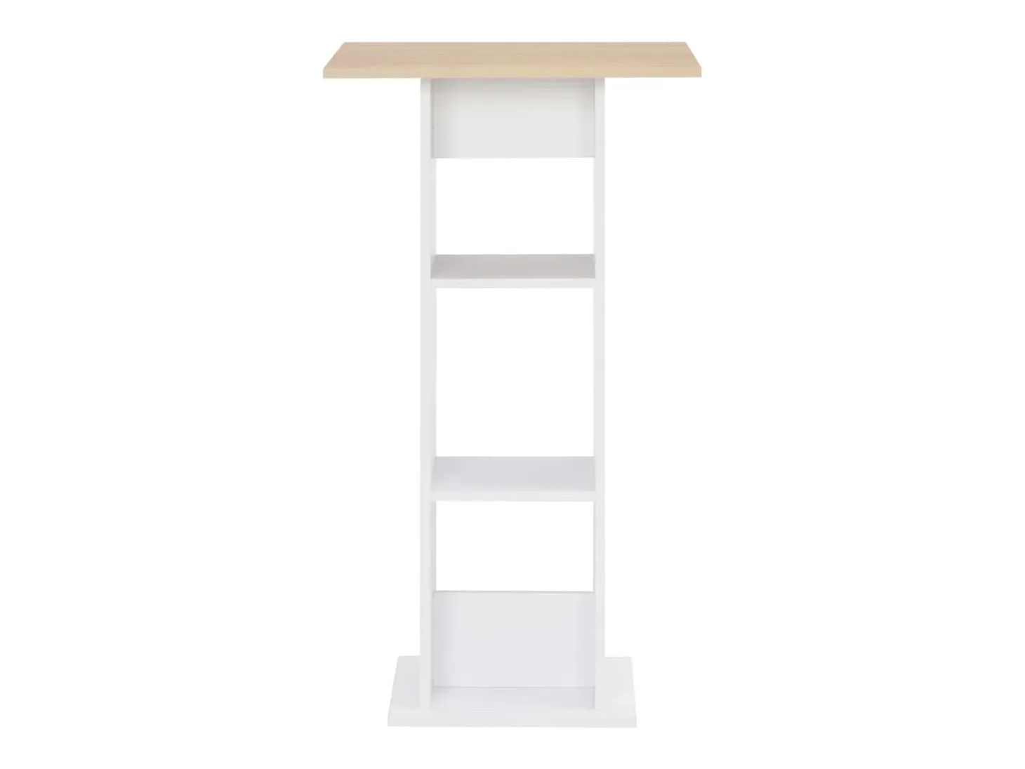 Mesa alta estilo bar/bistro blanca 110 cm 0902059
