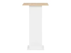 Mesa alta estilo bar/bistro blanca 110 cm 0902059