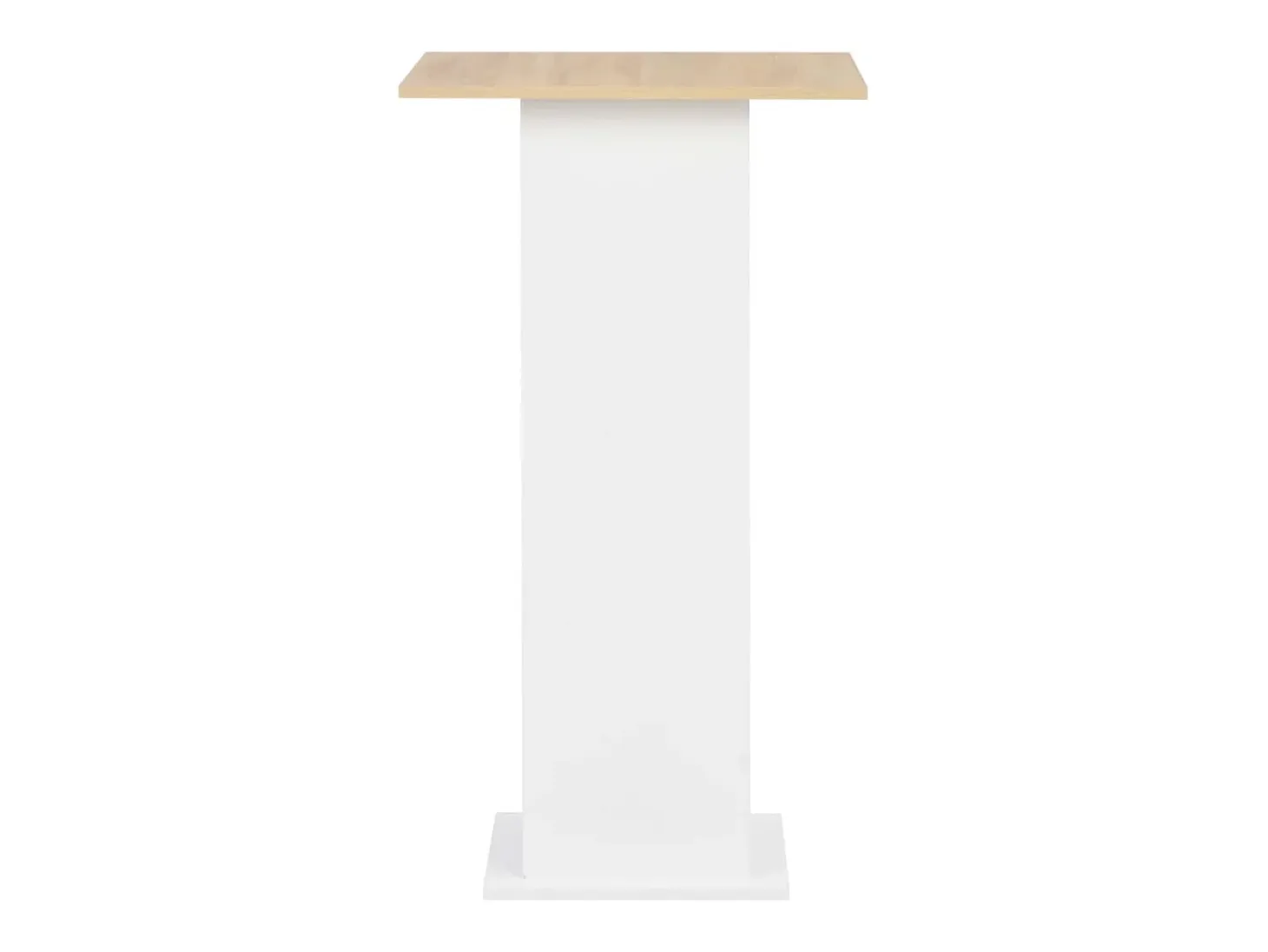 Mesa alta estilo bar/bistro blanca 110 cm 0902059