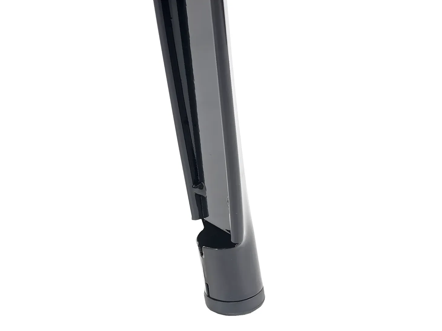 Mesa alta MCW-A73 con tablero de madera incluido, negro