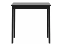 Mesa alta negra de MDF 115x55x107 cm