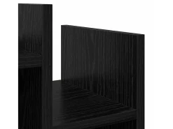 Mesa auxiliar Roble negro 60 x 26 x 60 cm Madera de ingeniería