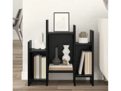 Mesa auxiliar Roble negro 60 x 26 x 60 cm Madera de ingeniería