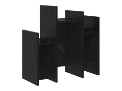 Mesa auxiliar Roble negro 60 x 26 x 60 cm Madera de ingeniería