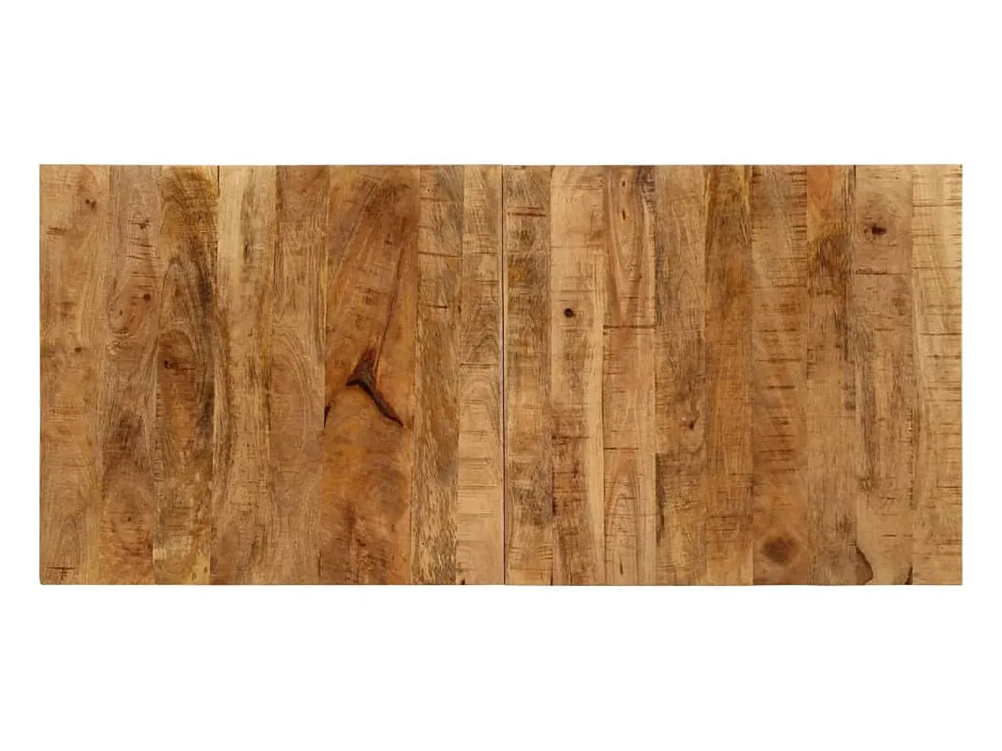 Mesa bar tractor madera maciza mango rojo y marrón 55x120x107cm
