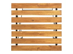Mesa bistró de terraza madera maciza de acacia 55x54x71 cm ES658160