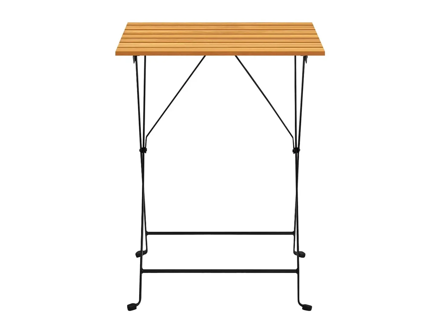Mesa bistró de terraza madera maciza de acacia 55x54x71 cm ES658160