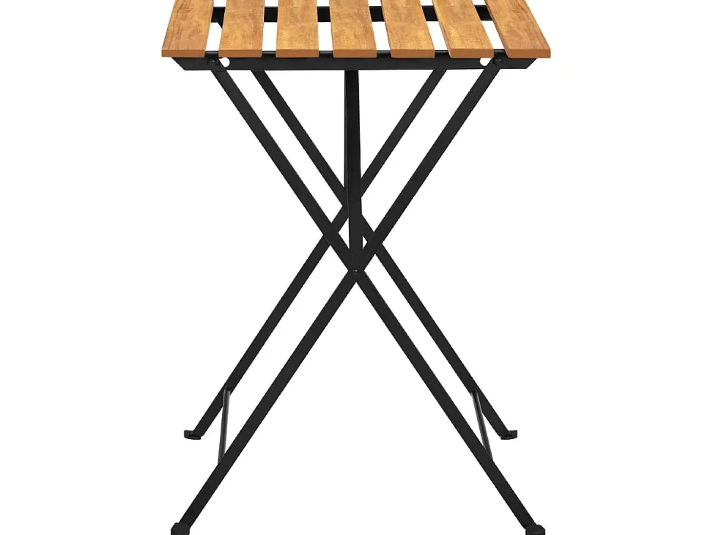 Mesa bistró de terraza madera maciza de acacia 55x54x71 cm ES658160
