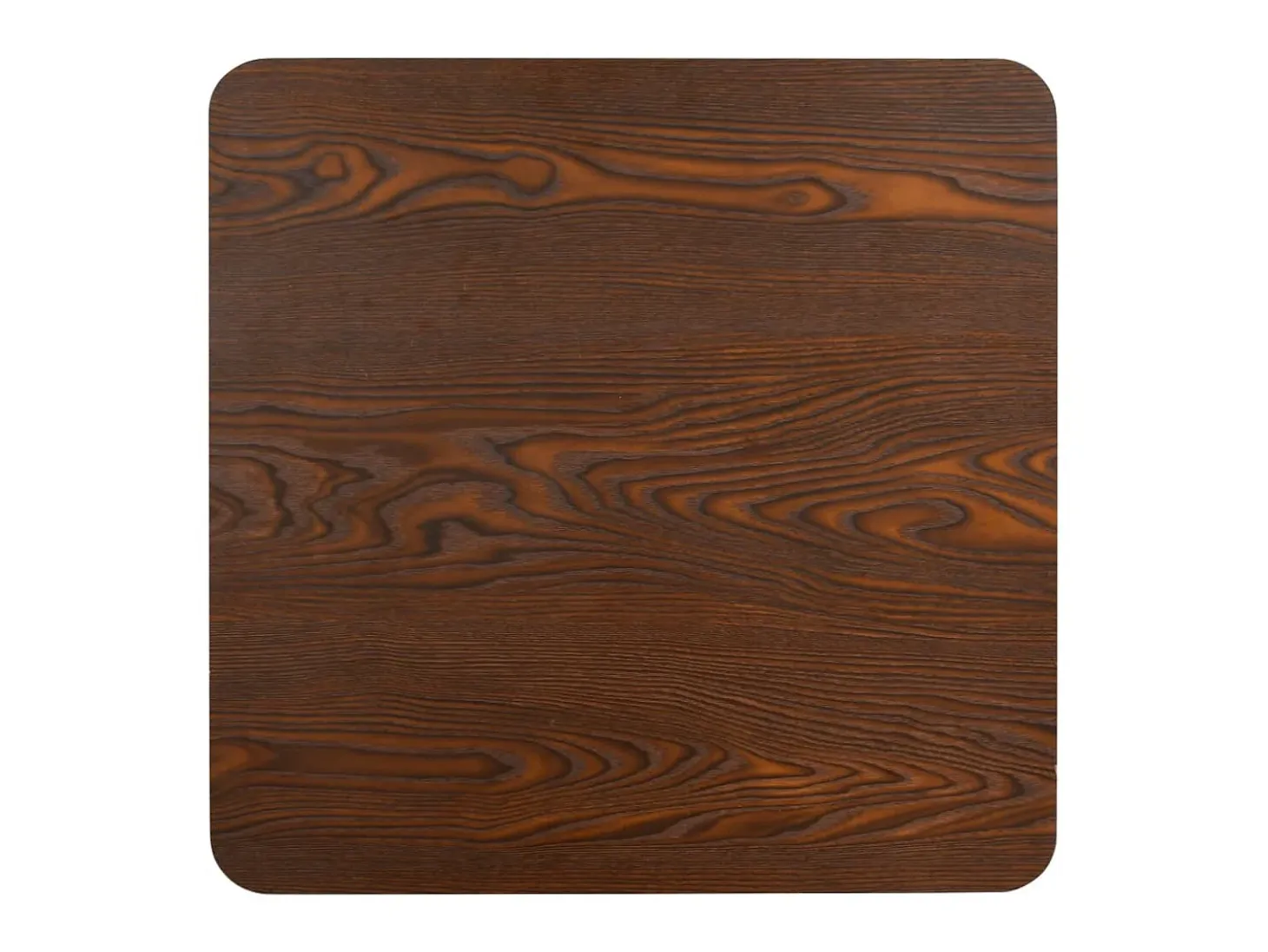 Mesa bistró MDF marrón oscuro 80x80 cm ES775869