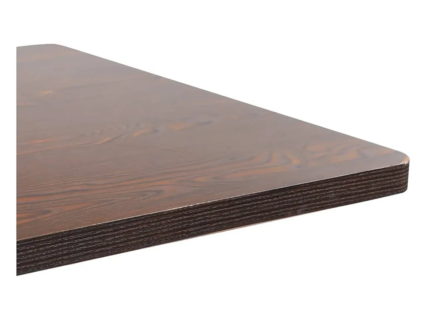 Mesa bistró MDF marrón oscuro 80x80 cm ES775869