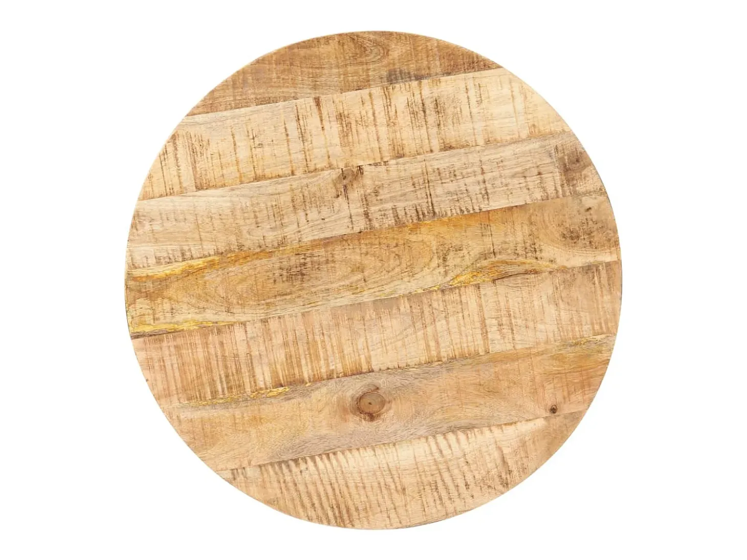 Mesa bistro redonda Ø60x75 cm Madera de mango en bruto