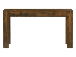 Mesa comedor madera contrachapada roble ahumado 140x74,5x76 cm