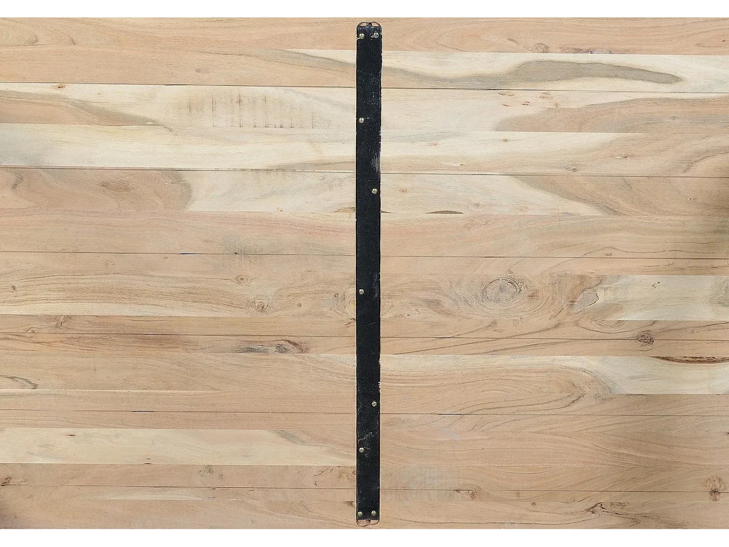 Mesa comedor madera de acacia y patas de metal