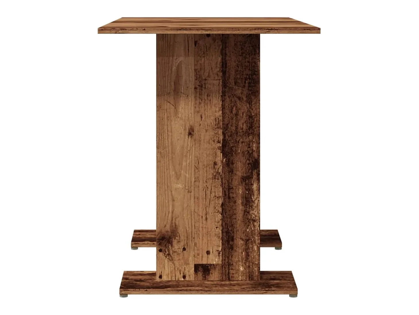 Mesa comedor madera ingeniería madera envejecida 110x60x75 cm