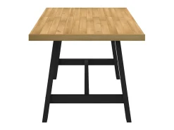 Mesa comedor NOAIN patas forma A madera maciza pino 160x90x75cm