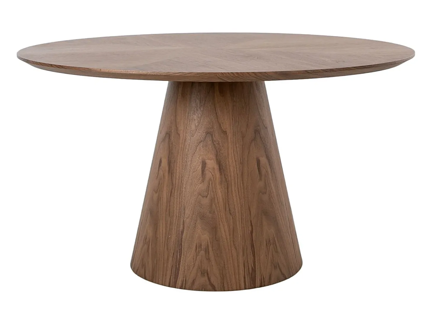 Mesa comedor redonda giratoria nogal 1016 ANGEL CERDA