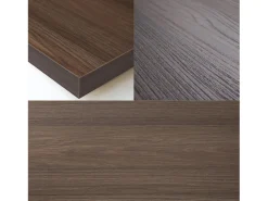 Mesa Comedor, 140x90x74 cm, Para 6 comensales, Muebles Comedor, Roble oscuro