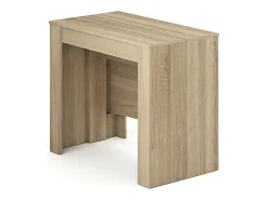 Mesa consola extensible en roble canadian 50-235x90 cm Denis Roble Canadian