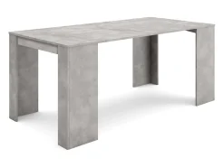Mesa Consola extensible, 180x90x77cm, Para 8 comensales, Comedor y cocina, Cemento
