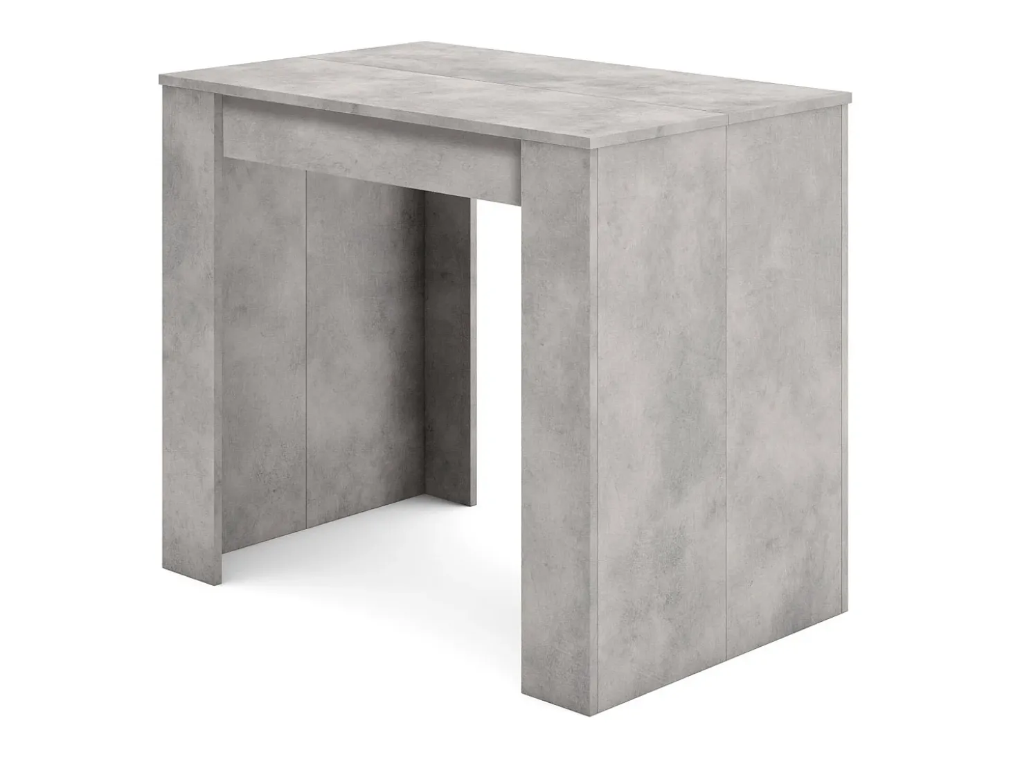 Mesa Consola extensible, 180x90x77cm, Para 8 comensales, Comedor y cocina, Cemento