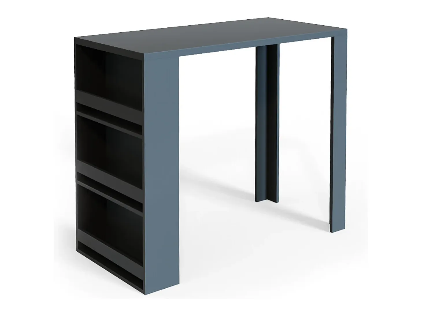 Mesa de bar antracita 57x117x106
