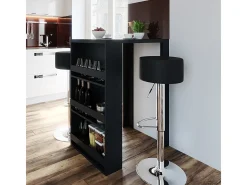 Mesa de bar antracita 57x80x106