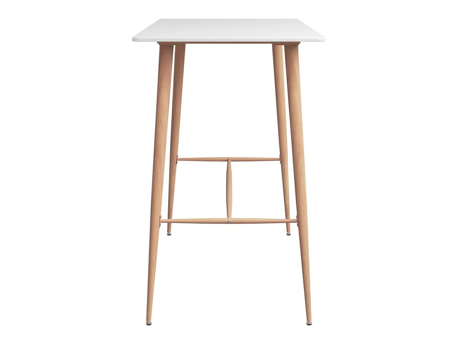 Mesa de bar Blanca 120x60x105 cm