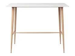 Mesa de bar Blanca 120x60x105 cm