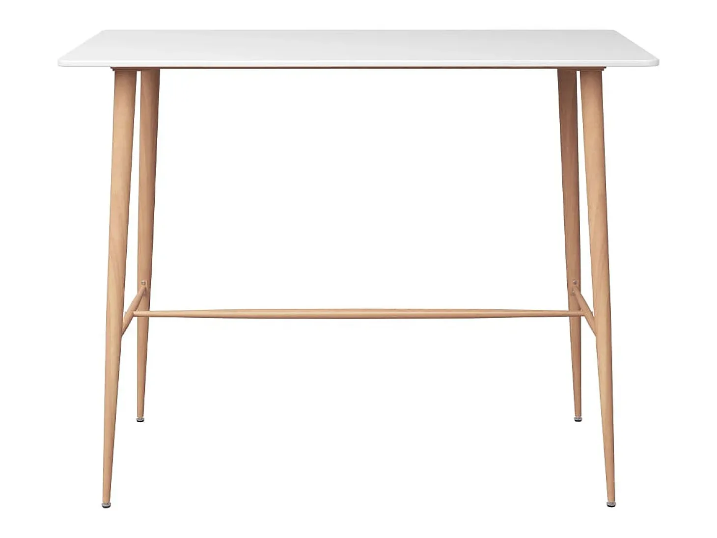 Mesa de bar Blanca 120x60x105 cm