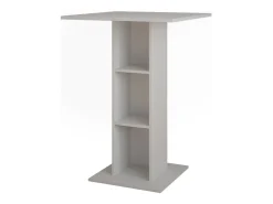 Mesa de bar blanco 75x75x106 repose