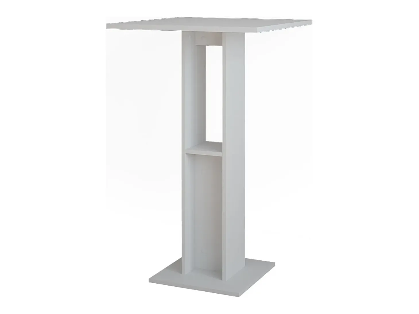 Mesa de bar blanco 65x65x106 repose