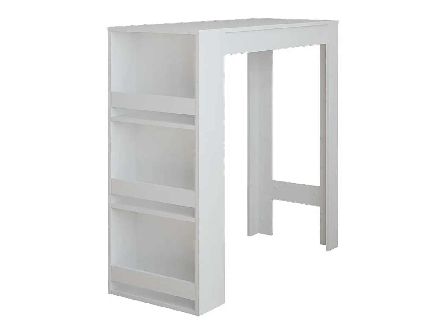 Mesa de bar blanco 45x110x106 repose