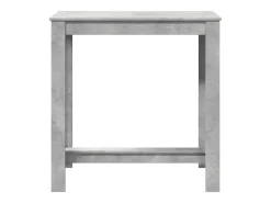 Mesa de bar de hormigón gris 102x50x103,5 cm madera de ingeniería