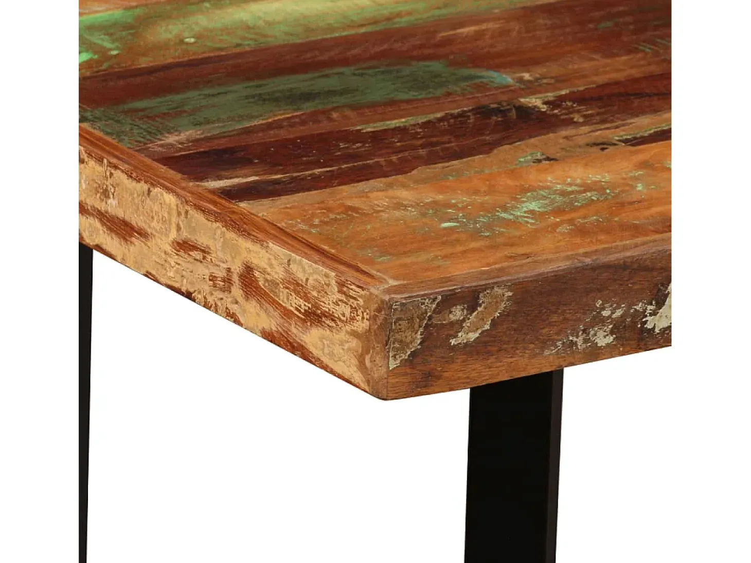 Mesa de bar de madera maciza reciclada 120x60x107 cm ES261919
