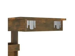 Mesa de bar de pared contrachapada roble ahumado 102x45x103,5cm