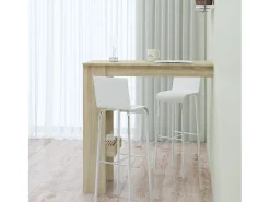 Mesa de bar de pared contrachapada roble Sonoma 102x45x103,5cm