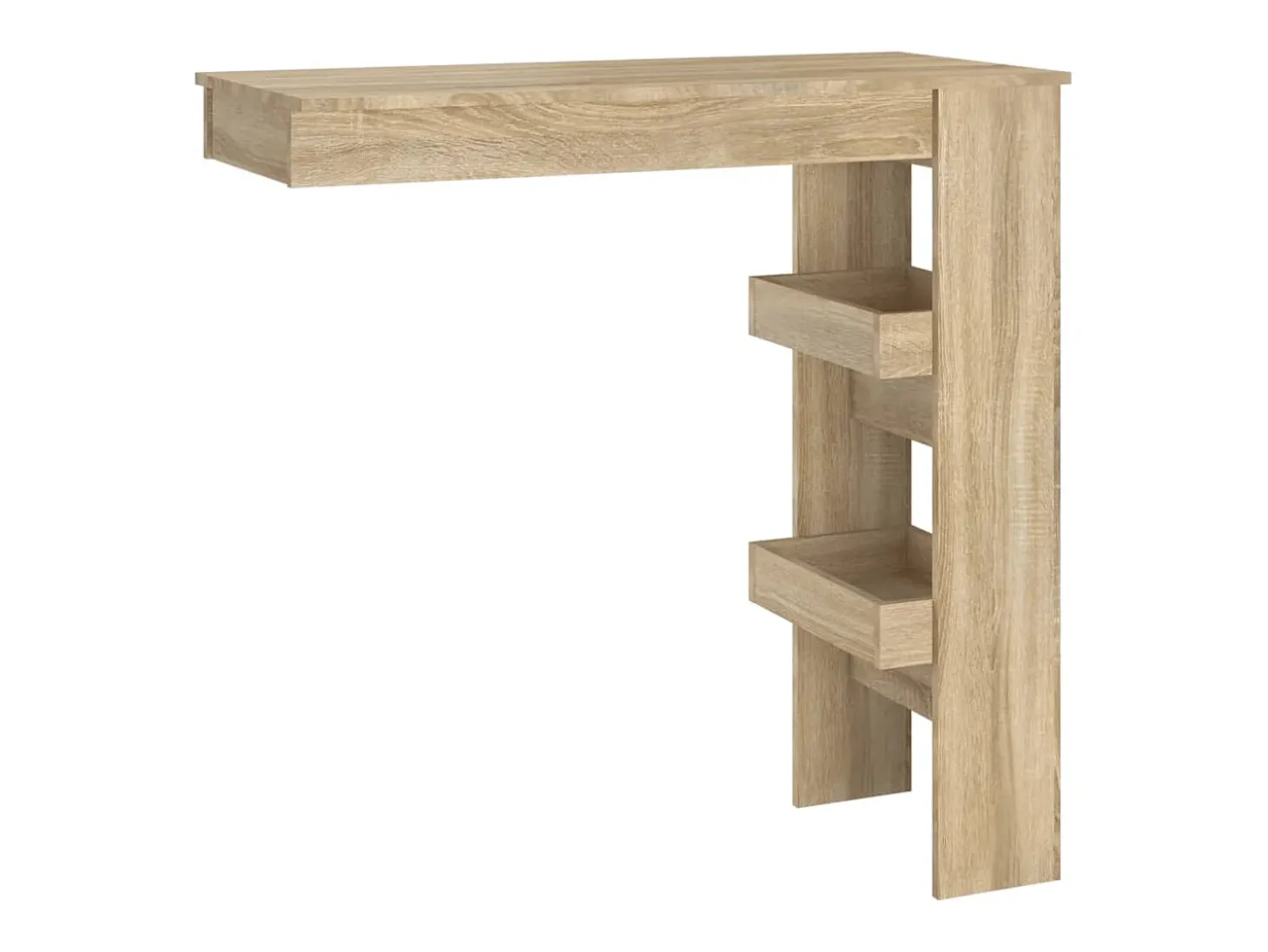 Mesa de bar de pared contrachapada roble Sonoma 102x45x103,5cm